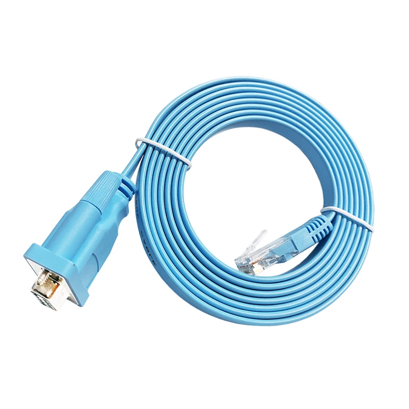 6feet Rs232 Db9 To Rj45 Cat5 Ethernet Adapter Db9 To Rj45 Console Cable ...