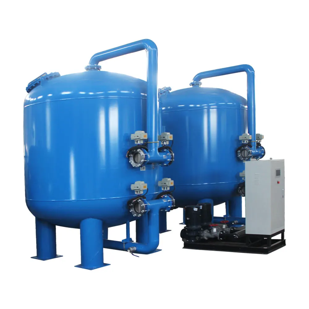 Automatic Backwashing Sand Bed Filter Activated Carbon Filter
