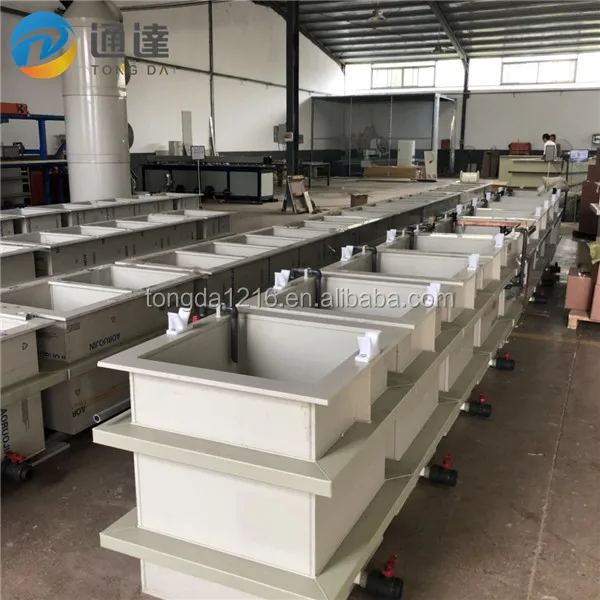 Small Anodizing Machine Titanium Anodizing Line Aluminum Anodizing Plant Rack Plating Machine