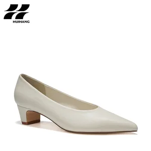 Women's Fashionable Summer French Banquet Pumps Leopard Print Square Stiletto Comfortable High Hollow Design Slip-On Formal