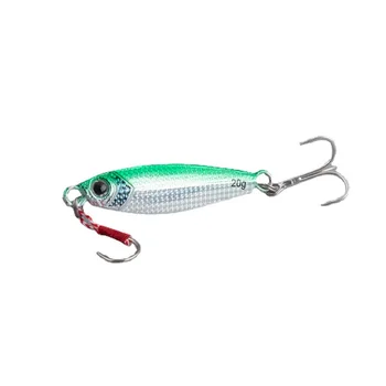 Simulation Small Fish Luminous Dragon Tooth Metal Jig Lure Long-Cast Sinking Bait Crappie Special Killer 5-Piece Hooks Fishing – Metal Jig – view 2