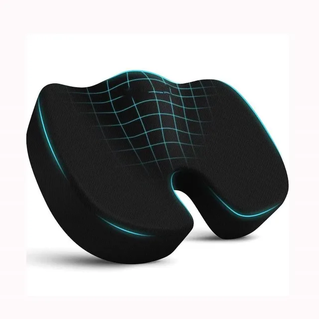 Manufacture supply OEM ODM  Pressure Relief Seat Cushion Back Pain Orthopedic neck pillow car Seat Cushion Foam Seat