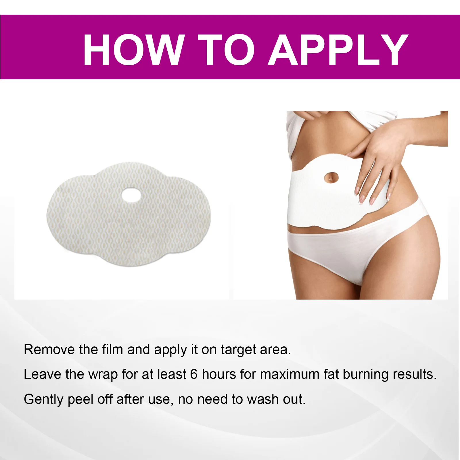 Factory Price Belly Wonder Patch Slimming Patch Fat Burning Big Belly
