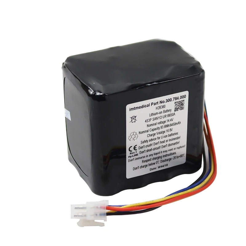 14.8v 6450mah Li-ion Replacement 300.784.00 H2b360 Lithium Ion Battery ...