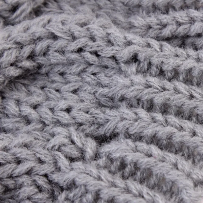 product-750-750 Autumn Winter Pet Dog Sweater Fashionable Solid Color Twist Knitted Warm Clothing Comfortable XL Size Multiple Colors Available