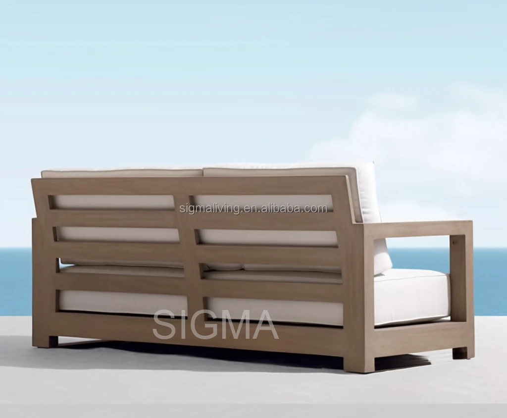 Garden sets wood couch sofa teak outdoor furniture sofa set high-end garden sofas