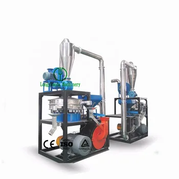 100-6500kg/h PP PE PVC PA ABS HDPE LLDPE Miller Plastic Grinding Pulverizer Machine