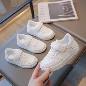 Bulk Unisex Custom Kids White Sneakers