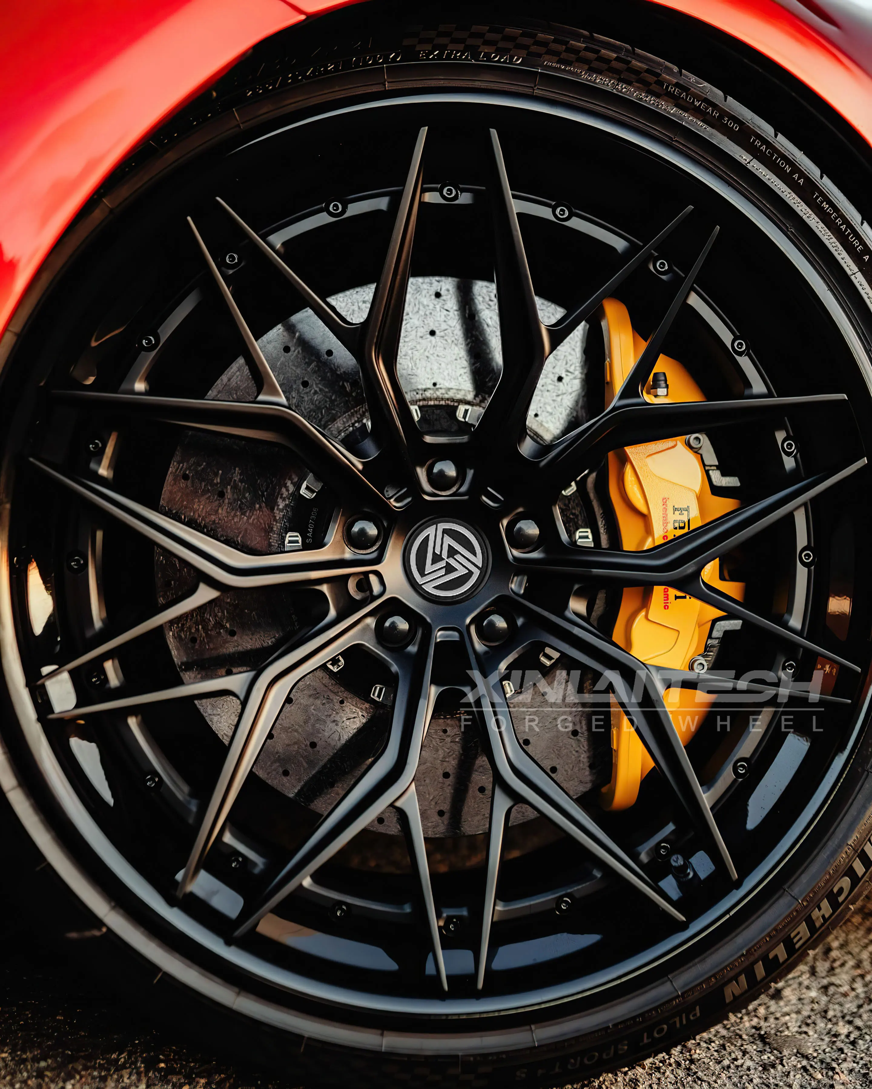 XL 2 Piece Matte Black Deep Lip Deep Dish Concave Forged Wheel 5x112 5x114.3 5x120 Custom Wheels for ferrari lamborghini - Image 2