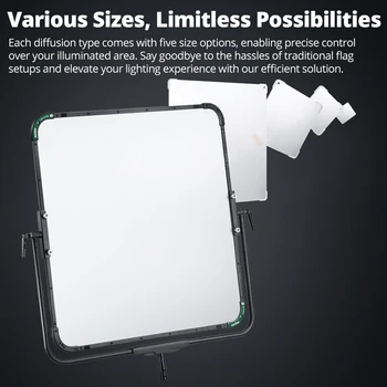 Godox LiteFlow 7/15/25/50/100 Cine Lighting Reflector Effortless Installation Photography Accessory Sun Reflector detail image