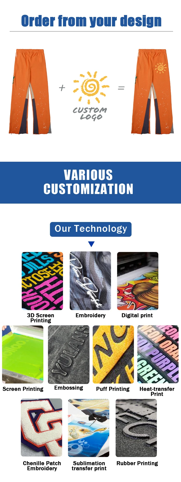 Bulk 100 Cotton Puff Printing Streetwear Full Zip Up Hoodie