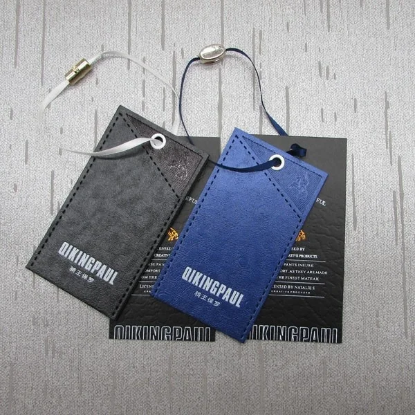 PU Surface Hang Tag Garment Tag Luggage Tag