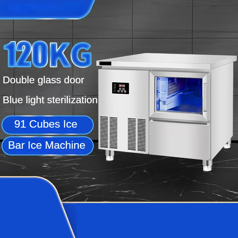 Commercial Stainless Steel Electactic 55kg Per Day Ice Maker Machine