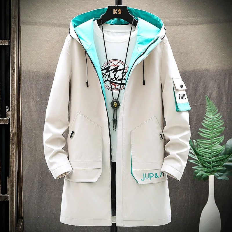 Chaqueta Con Capucha Juvenil Para Hombre,Chaqueta Informal De Estilo  Coreano,Tendencia De Longitud Media,Moda De Gran Tamaño,Primavera,2022 -  Buy Chaqueta De Bombardero,Los Hombres Abrigos,Chaqueta Product on  Alibaba.com