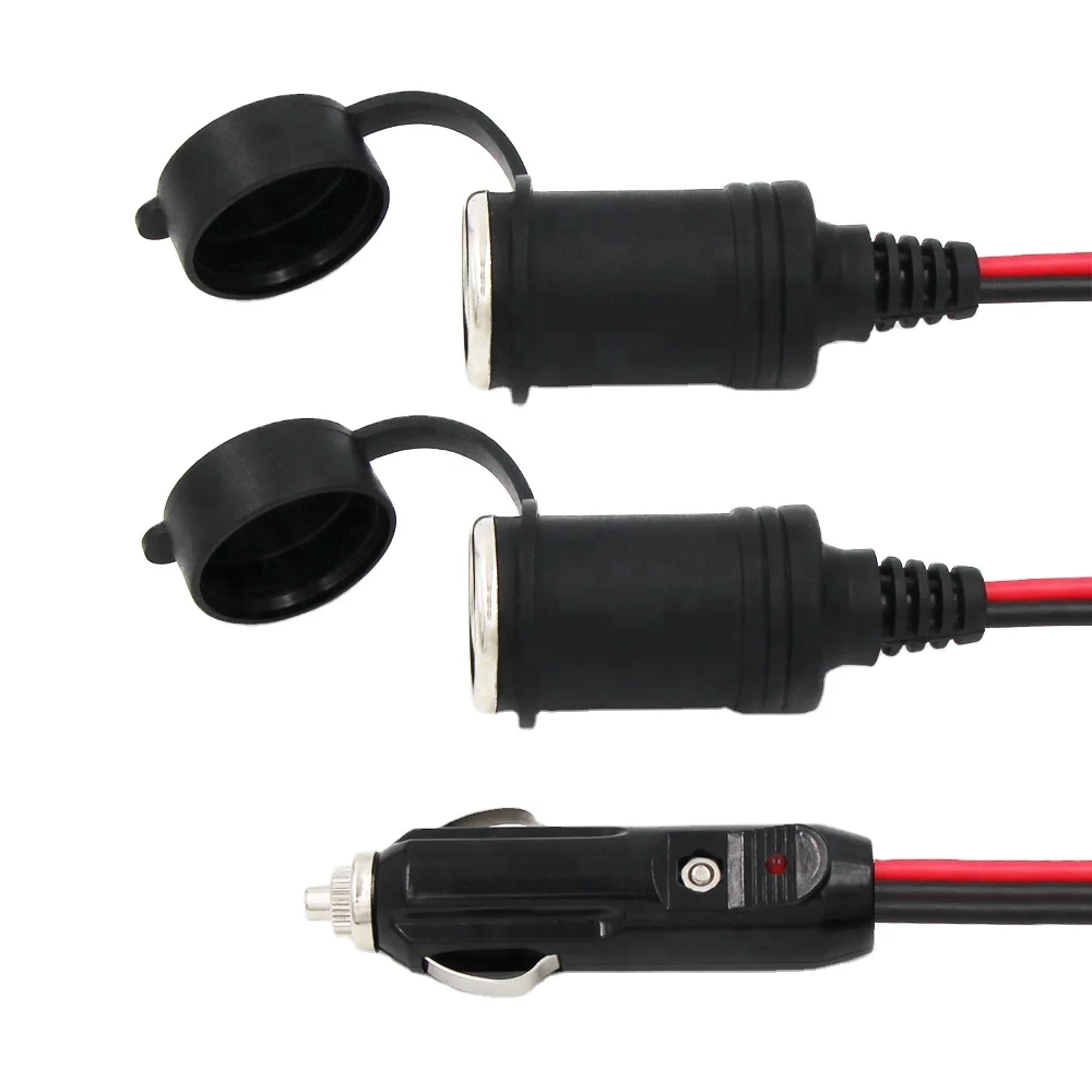 Xmart 12V Cavo di Prolunga per Presa Accendisigar 1 a 2