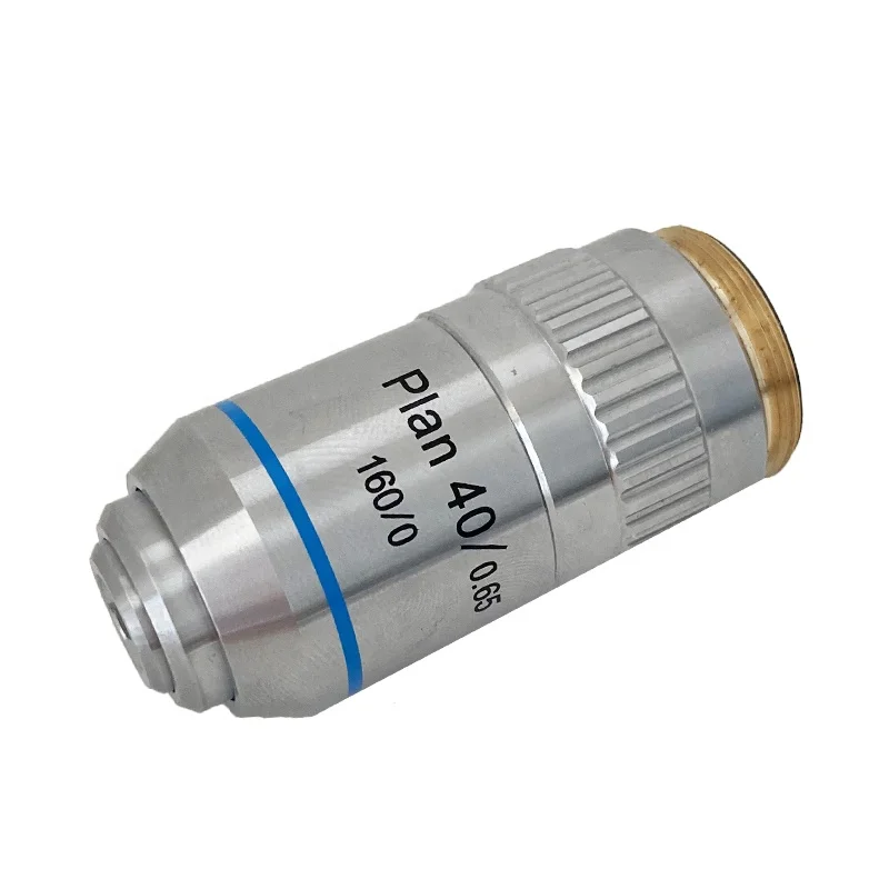 40X High Magnification Lens, High Transmittance Microscope Objective  Brighter 0.53mm Working Distance 40/0.65 for Biological Microscopes