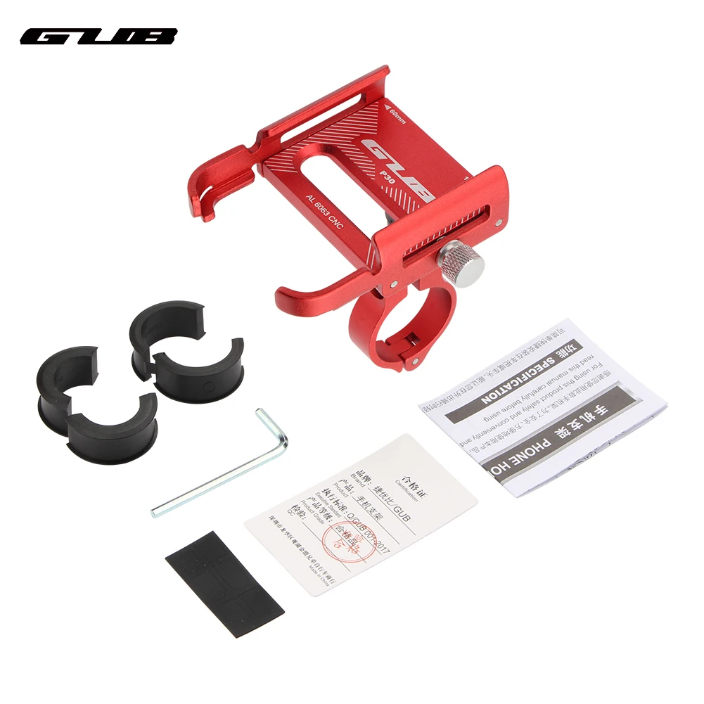 Superbsail GUB P30 Bike Motorcycle Phone Holder 3.5-6.5inch Cellphone Mount Shake Off Adjustable Mobile Phone Holder For Bike factory