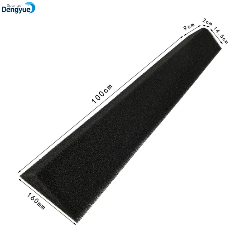 Open Cell Breathable Coarse Efficiency Filter Foam Landscaping/roof Gutter Water/rain Filter Leaves Resistance Filter Foam