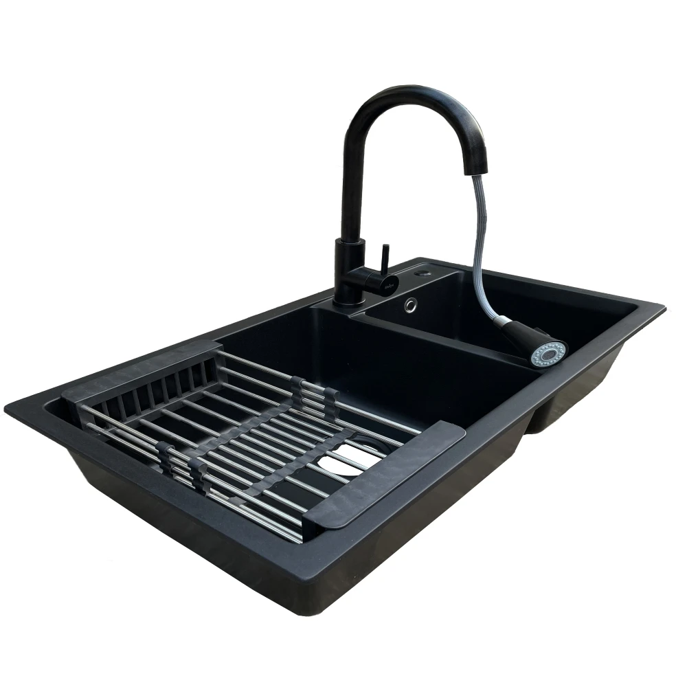 大理石橱柜农房工厂花岗岩下蒙黑色石英水槽石农家乐厨房水槽 Buy 大理石水槽 水槽柜 农舍水槽product On Alibaba Com