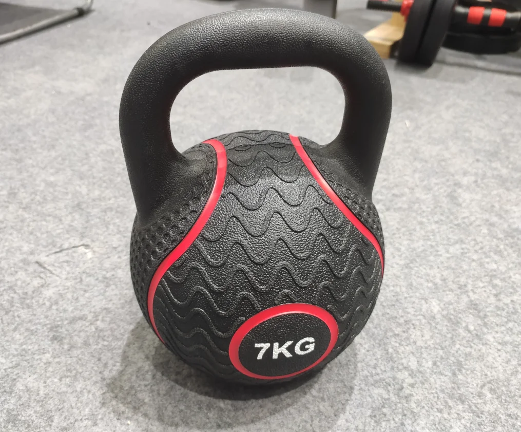 Hot Sale Competition Kettlebells Rubber Material Kettlebells Filled