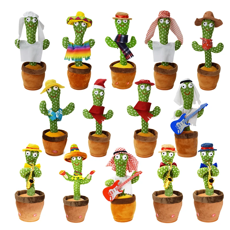 Dancing Cactus, Talking Cactus, Early Education Toy For kids