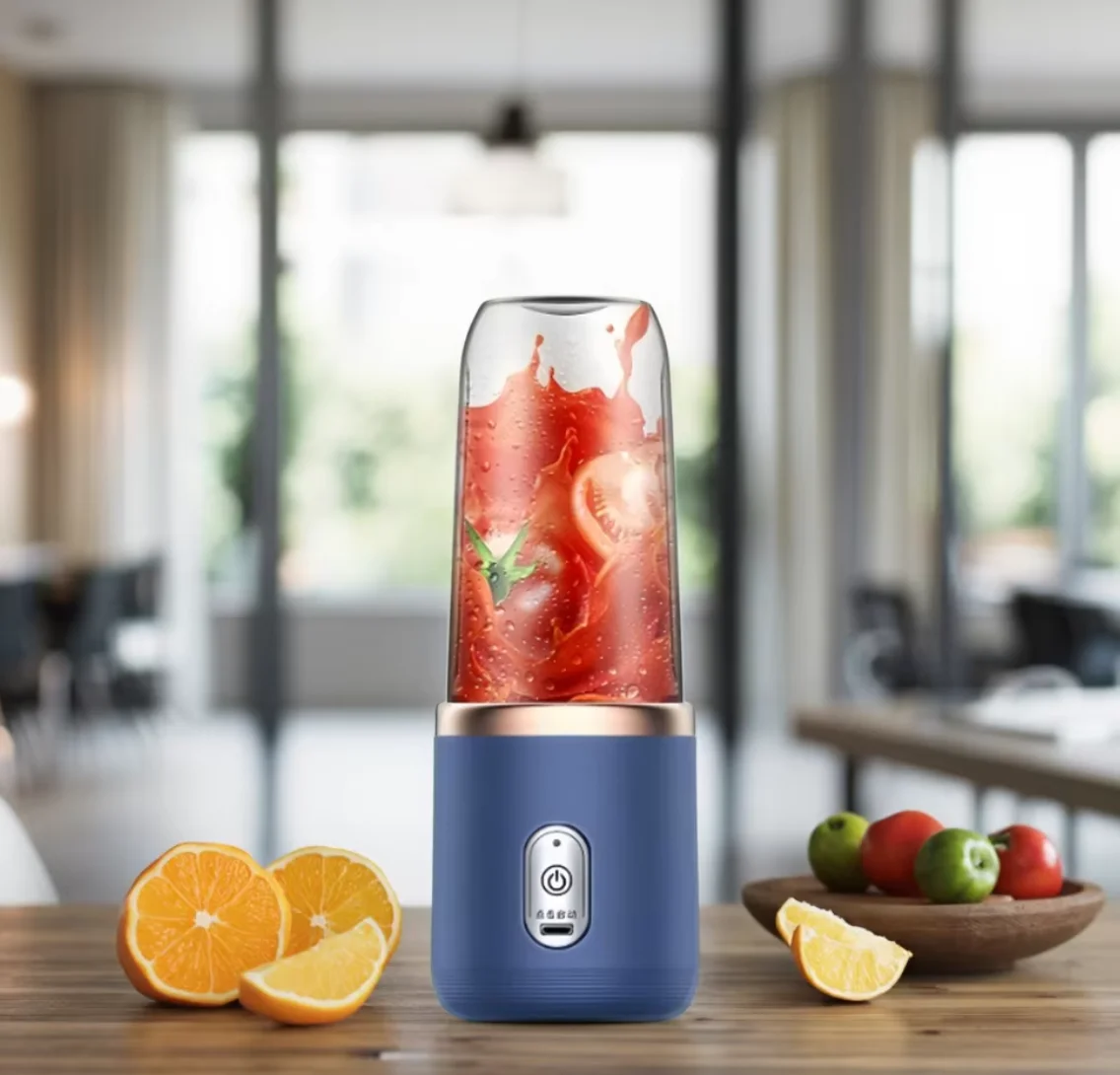 Multifunctional Rechargeable Juicer Small Glass Ceramic Cup Portable for Student Home Outdoor Use for Juices Water Bottles