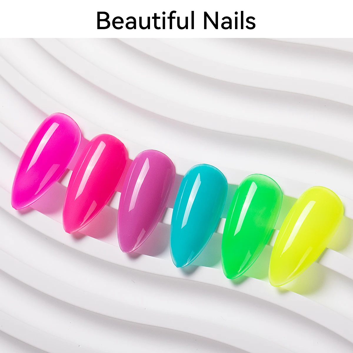 Nails Suppliers High Quality Soak Off Hot Sell Gel Polish Neon Effect Rubber Base Coat UV Gel supplier