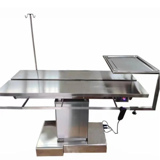 Pet Stainless Steel Veterinary Surgery Electric Lifting Table Hydraulic Lifting Table