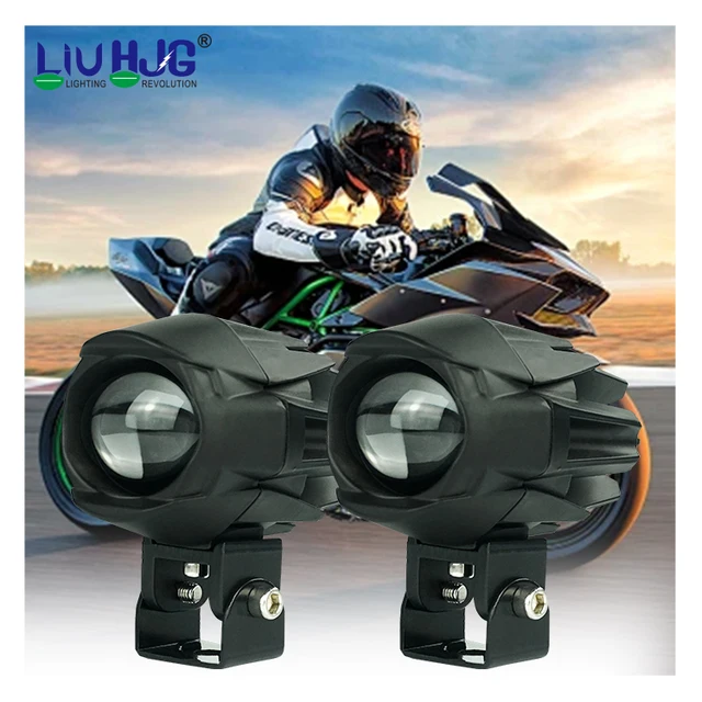 LiuHJG New Designed OEM EDM Motorcycle Lighting Systems Mini 12v Motorcycle Led  Fog Driving Light For Motorbike Cars