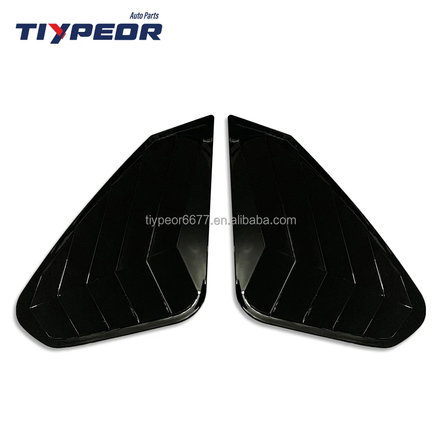 product tiypeor car window cover for toyota rav4 2020   2023 exterior rear side window louver black  auto car accessories 2021 2022-3