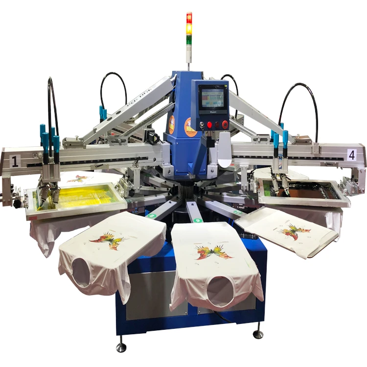 product dgt printing combine with automatic carousel screen printing equipment-4
