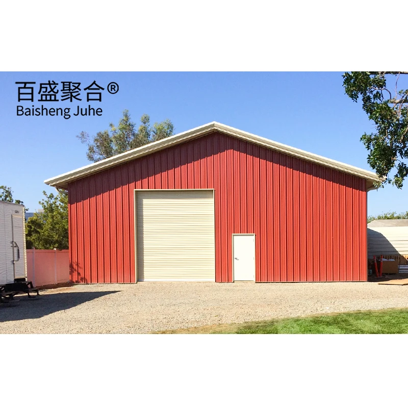 Metal Structure Storage Kits Light Weight Steel Frame Garage Modern Warehouse Loft Steel Warehouse Building