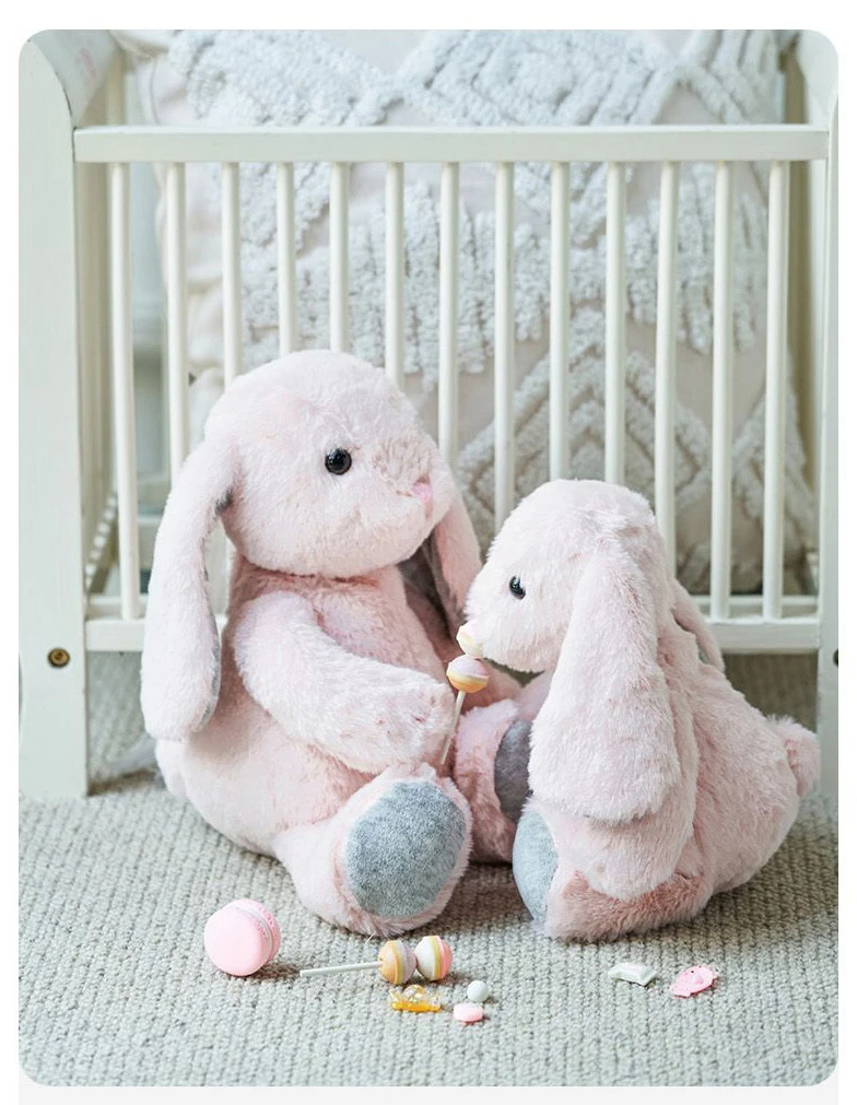2022 Soft Cute Baby Plush Toy Maker Oem Design Long Eared Bunny Stuffed