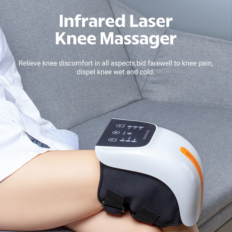 Smart 2023 Knee Thigh Calf Heat Compression Massager Red Light