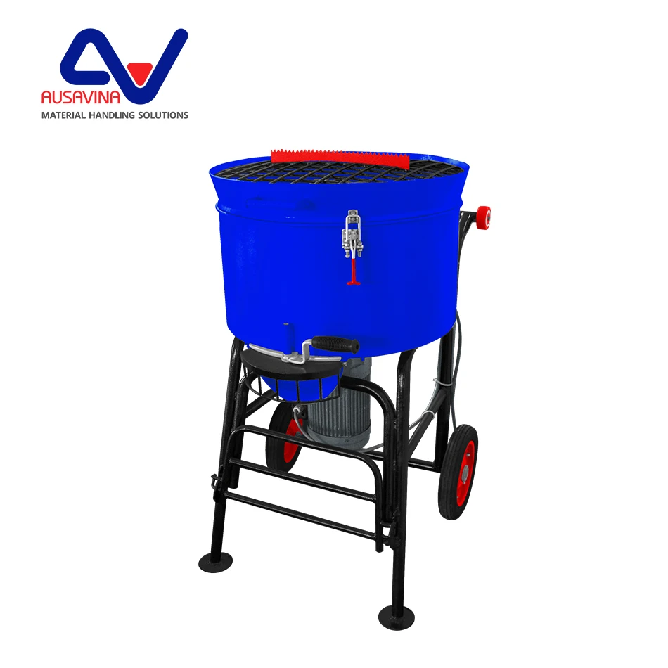 AUSAVINA Portable Concrete Mixers with 2HP Motor for Sand Cement Stone Mixer Is an Small Electrical_concrete_mixer