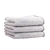 Un tissu métallique argenté monocouche