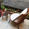1[Sofa Chair]+1[Footrest]Walnut color