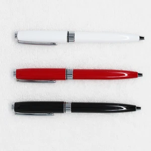 High Quality Executive Business Gift Twist Custom Logo Black Metal Ballpoint Pen