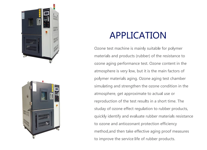 ASTM Rubber Plastic Ozone Aging Test Resistance Chamber