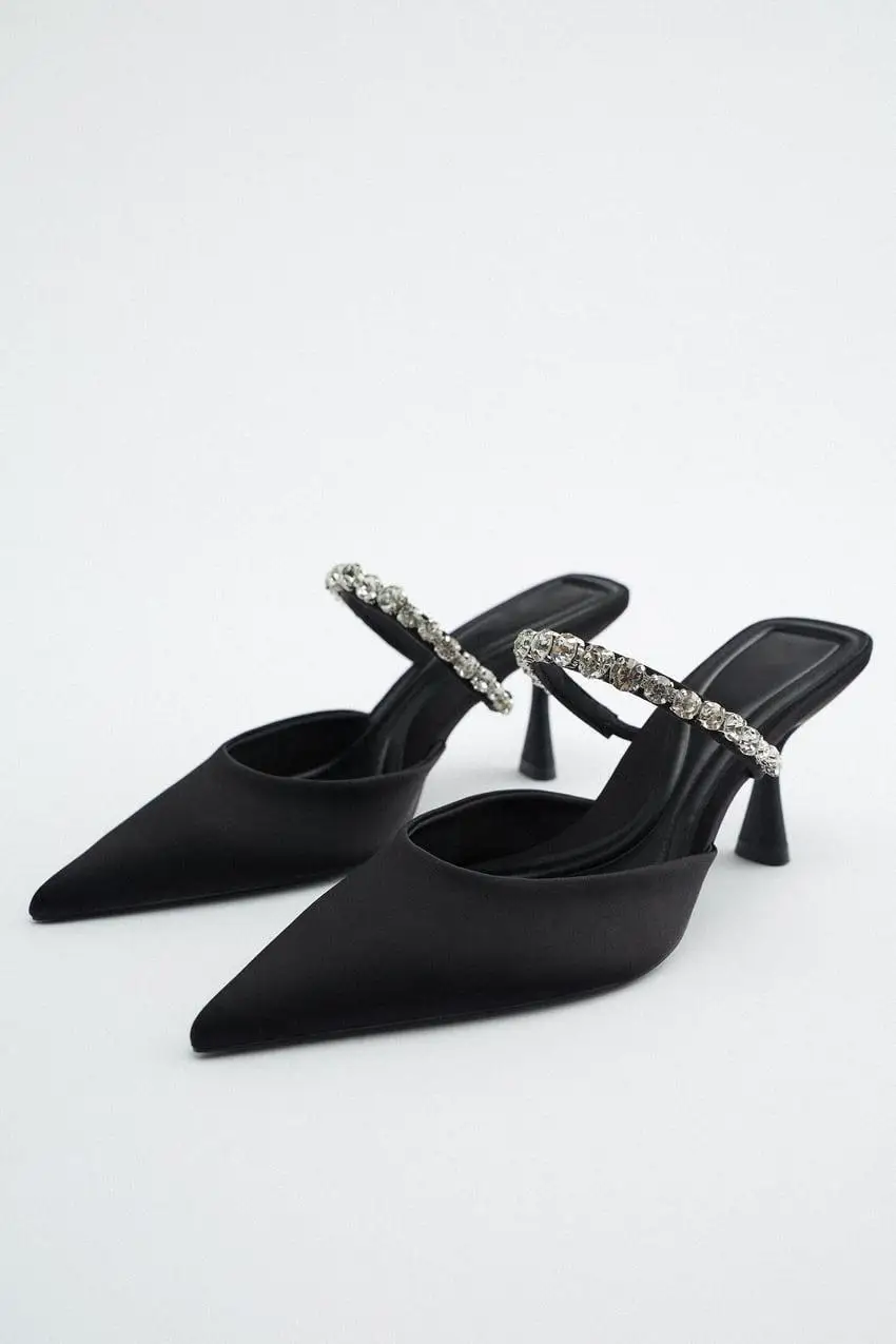 Wholesale Beautiful Half Shoes Women'S Sandals High Heel Slippers 218 From  M.Alibaba.Com