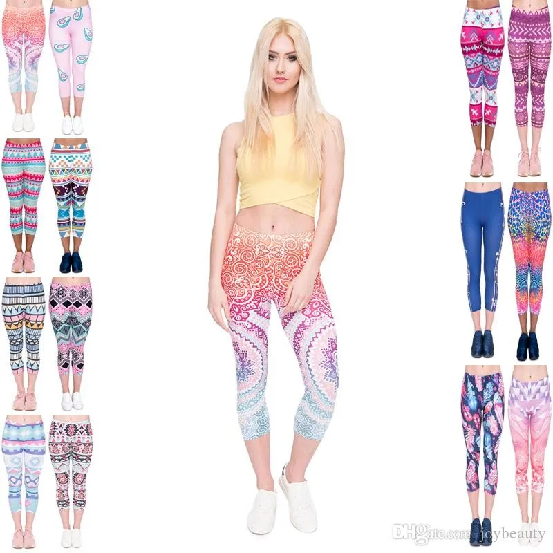 Women Capri Leggings Mix 14 Styles 