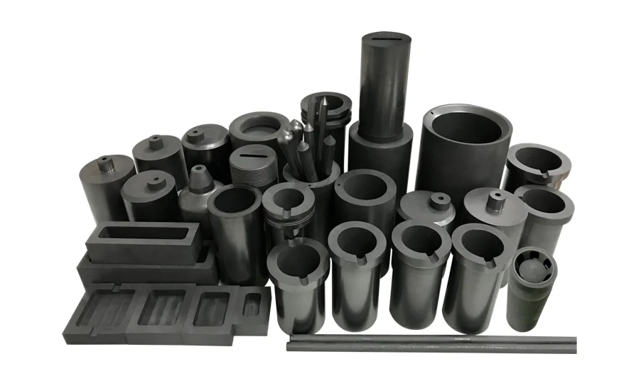Factory Price High Pure Graphite Crucible Induction Furnace Tools Carbon Pot for Melting Gold Silver Copper
