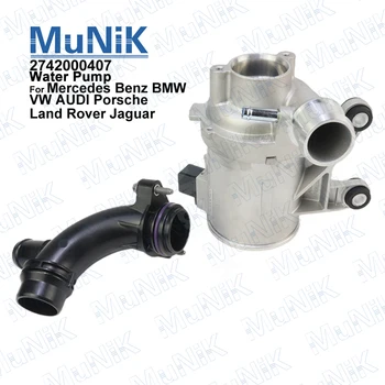 Munik 2742000407 Engine Cooling System Water Pump For Mercedes Benz C205 W205 W212 W213 X253 X204 W448 X218 C218 S205 W213 A238