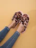 pelle stampa leopardo rossa