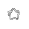 Steel-colored pentagram