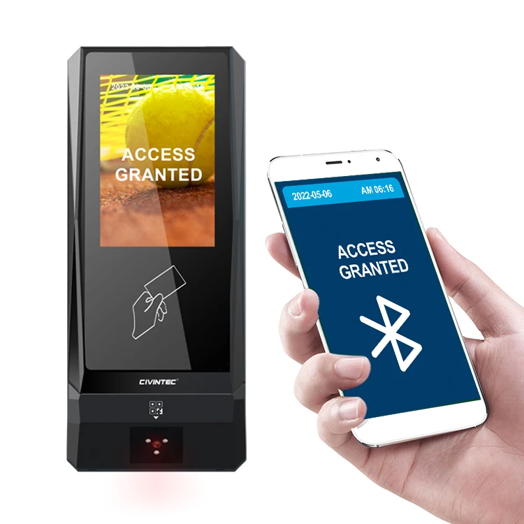 CT9 WiFi Printer Student Lecture Attendance Membership Card With Reader and Software Biometric Access Control Products