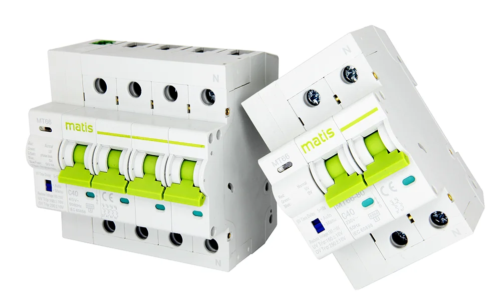 Matis MT66UV Smart Breaker Wifi Mcb with Over Voltage protection