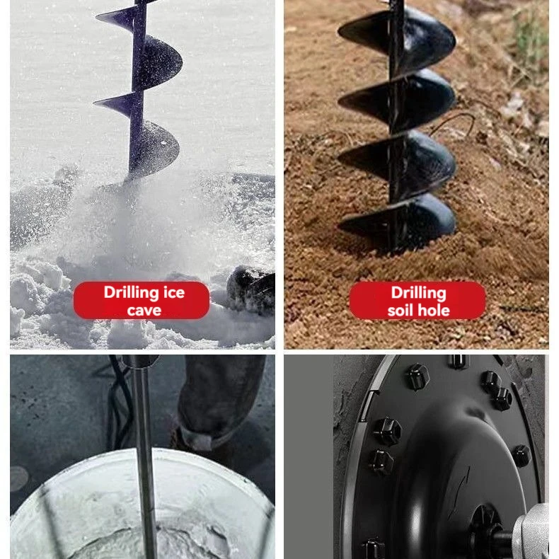 Big Tree High Quality Rechargeable Battery ODM OEM Supported Electric Ice Winter Fishing Auger Drill Earth Drill