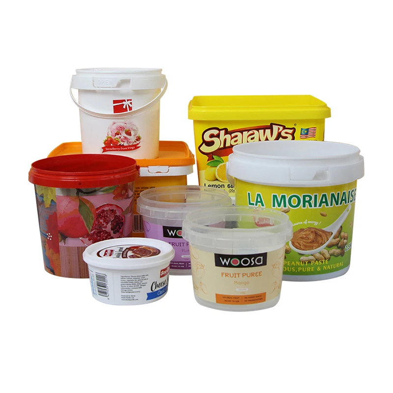 Manufacturers wholesale 1L 2L 3L Food Plastics Buckets Pp Packing