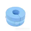 One blue ankle band with straps.
